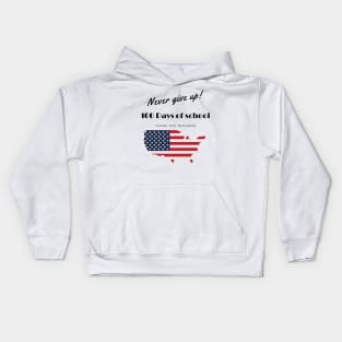 100 days of school Kids Hoodie